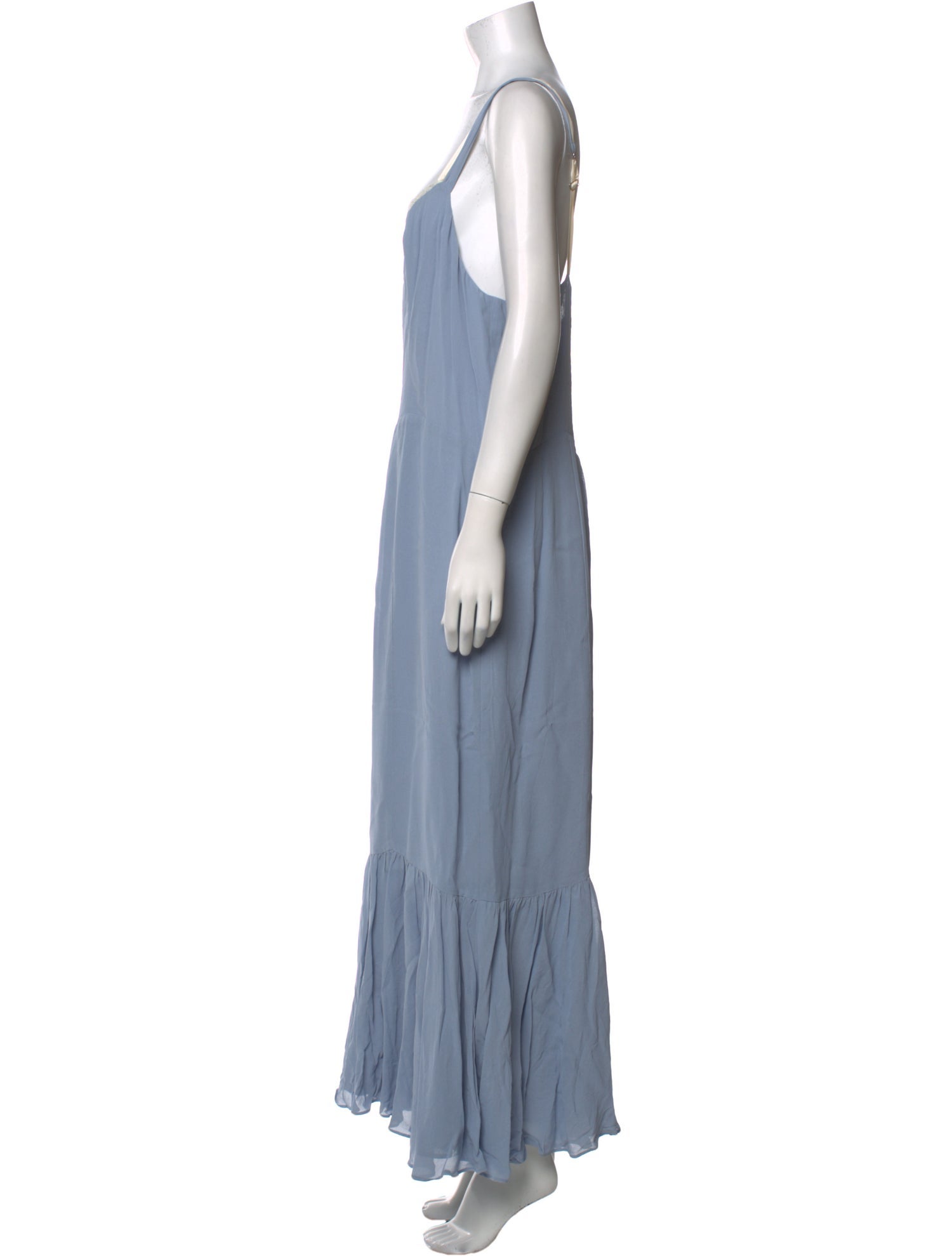 Reformation Square Neckline Long Dress