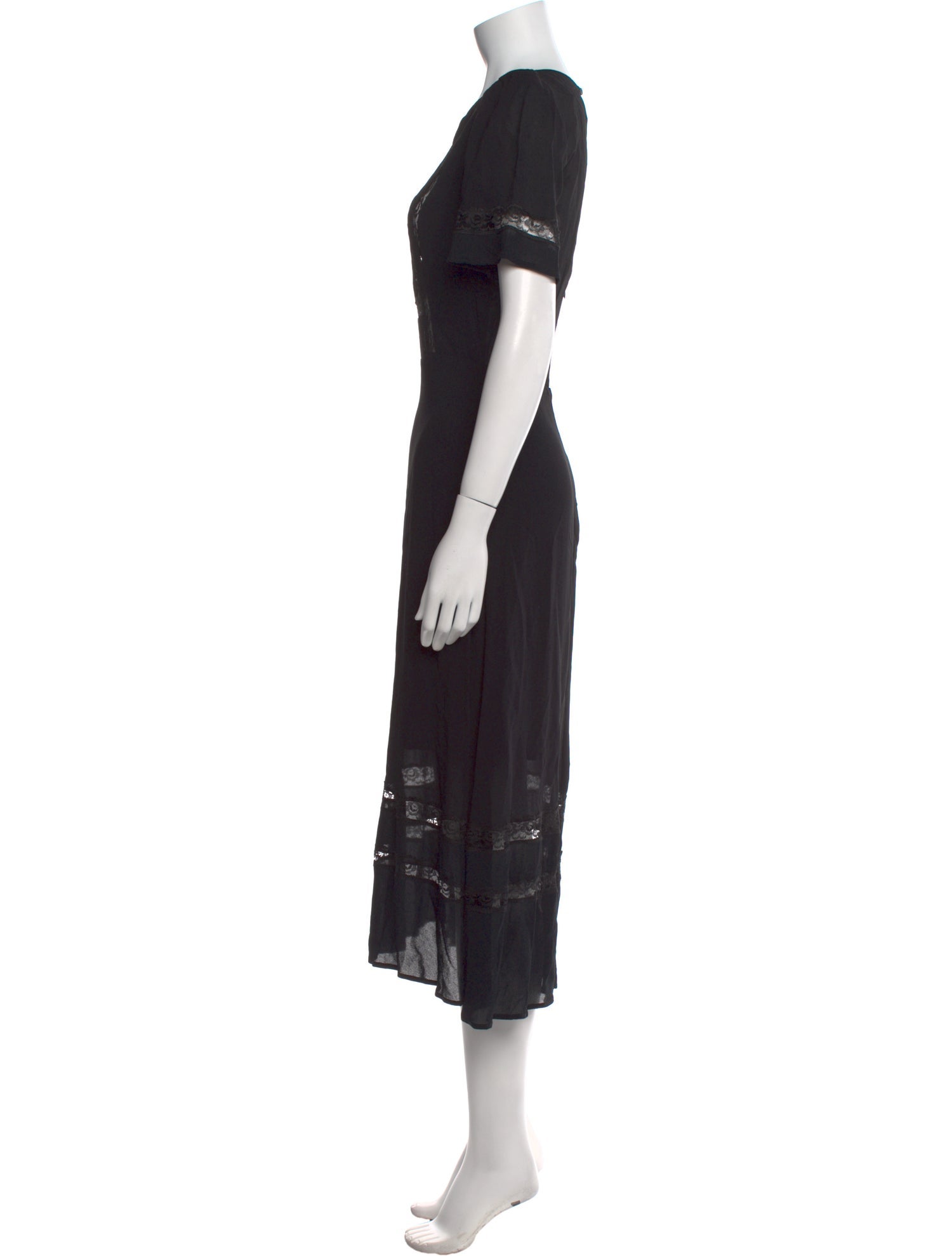 Reformation Crew Neck Long Dress
