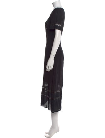 Reformation Crew Neck Long Dress