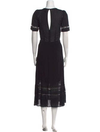 Reformation Crew Neck Long Dress