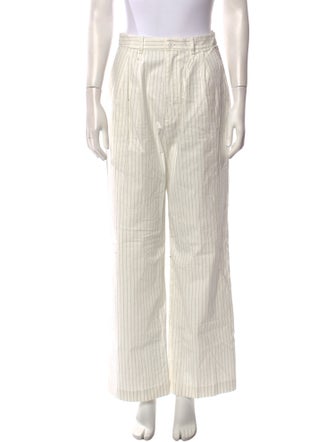 Reformation Striped Wide Leg Pants