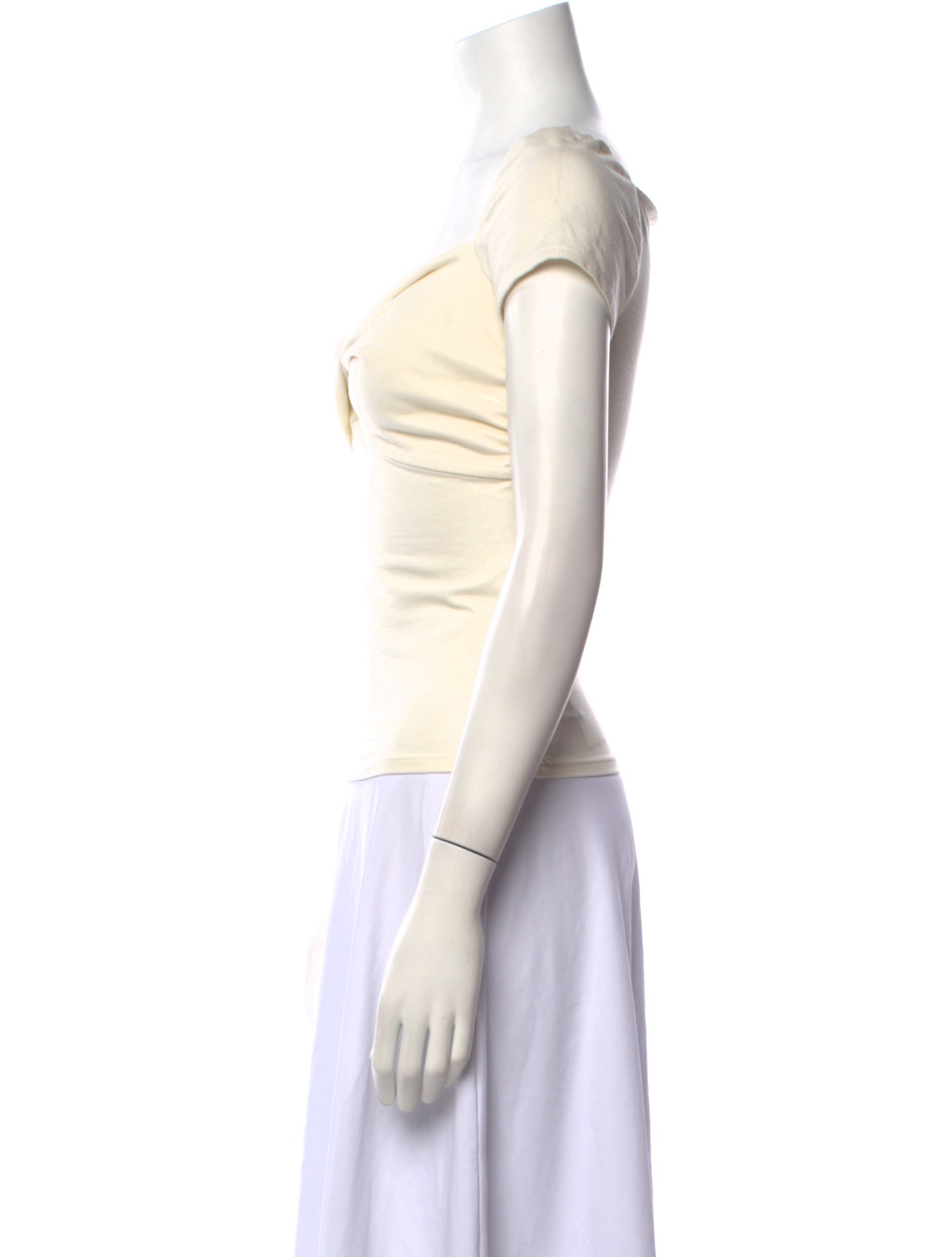 Reformation V-Neck Short Sleeve Top