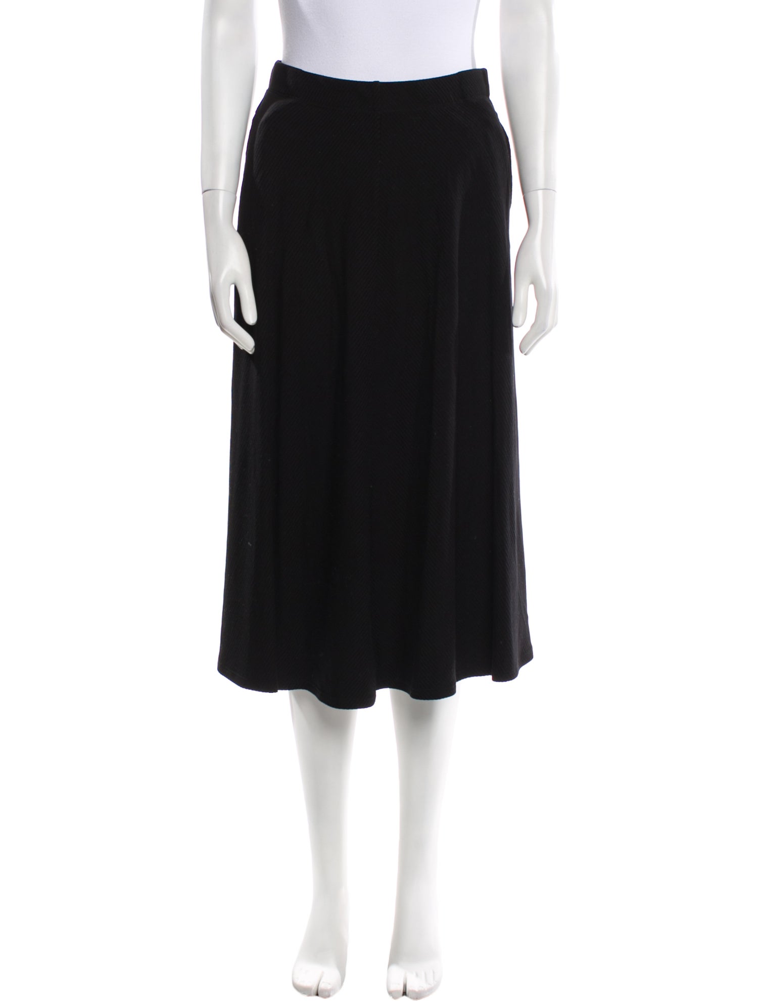 Reformation Pleated Accents Midi Length Skirt