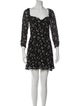 Reformation Floral Print Mini Dress
