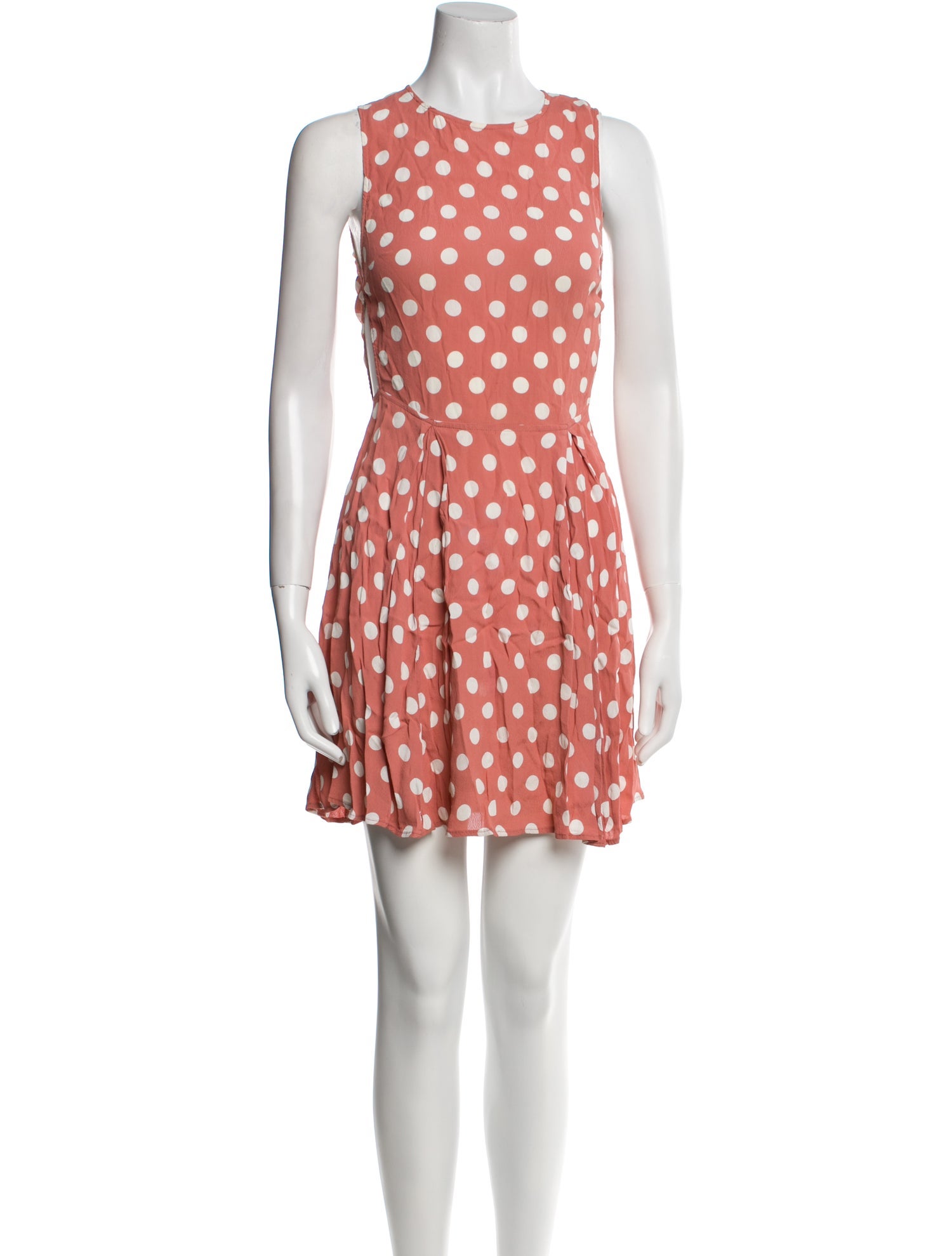 Reformation Polka Dot Print Mini Dress