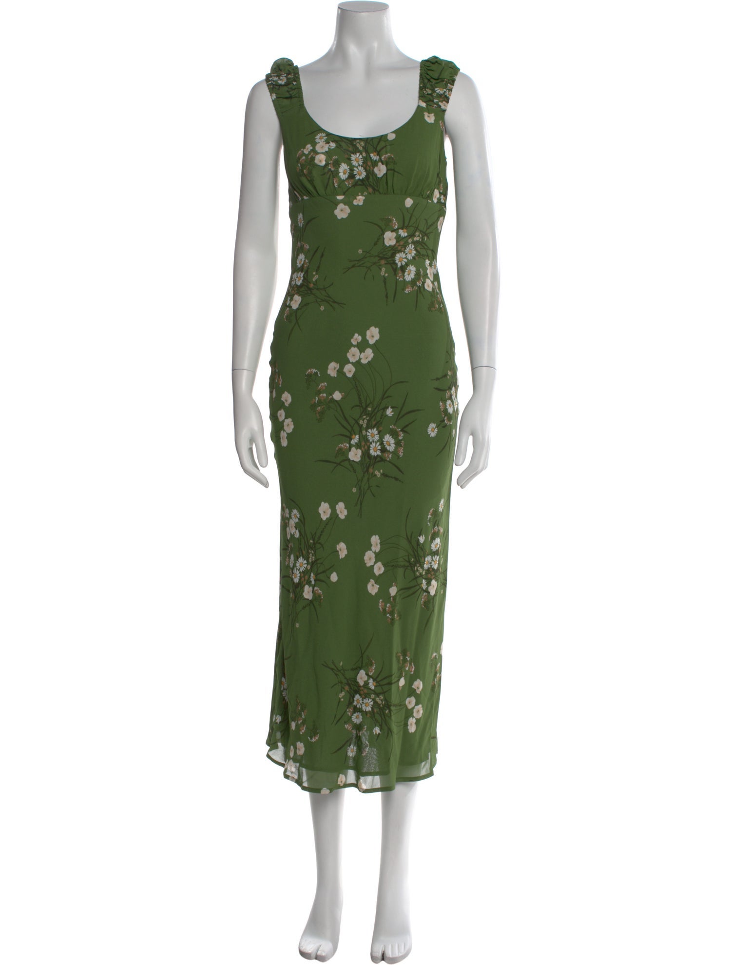 Reformation Floral Print Long Dress