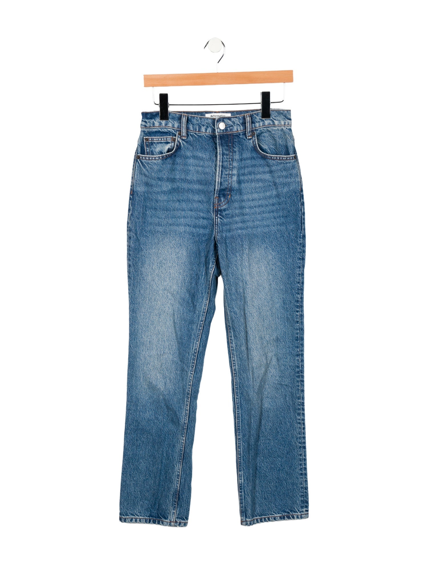 Reformation High-Rise Straight Leg Jeans