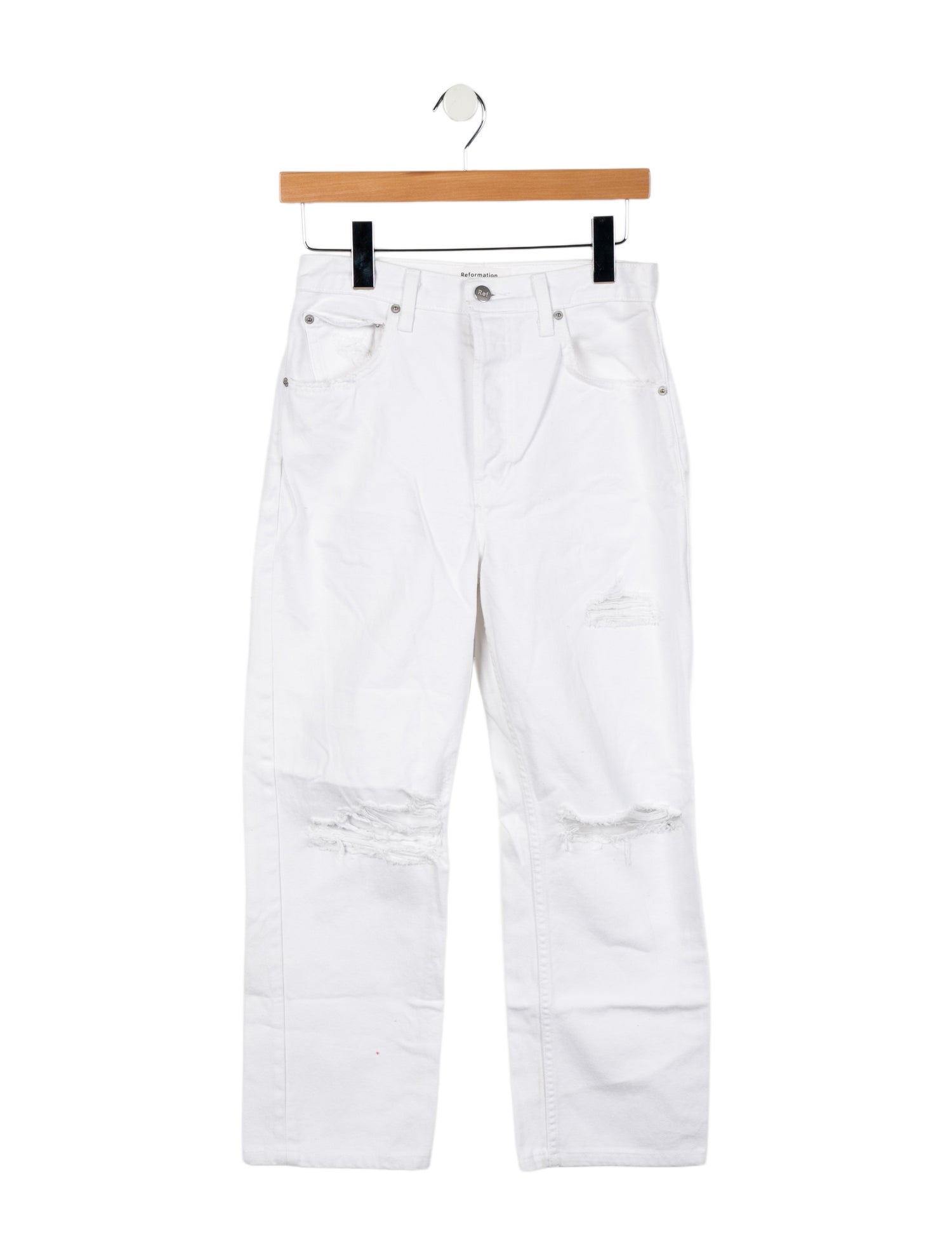 Reformation High-Rise Straight Leg Jeans