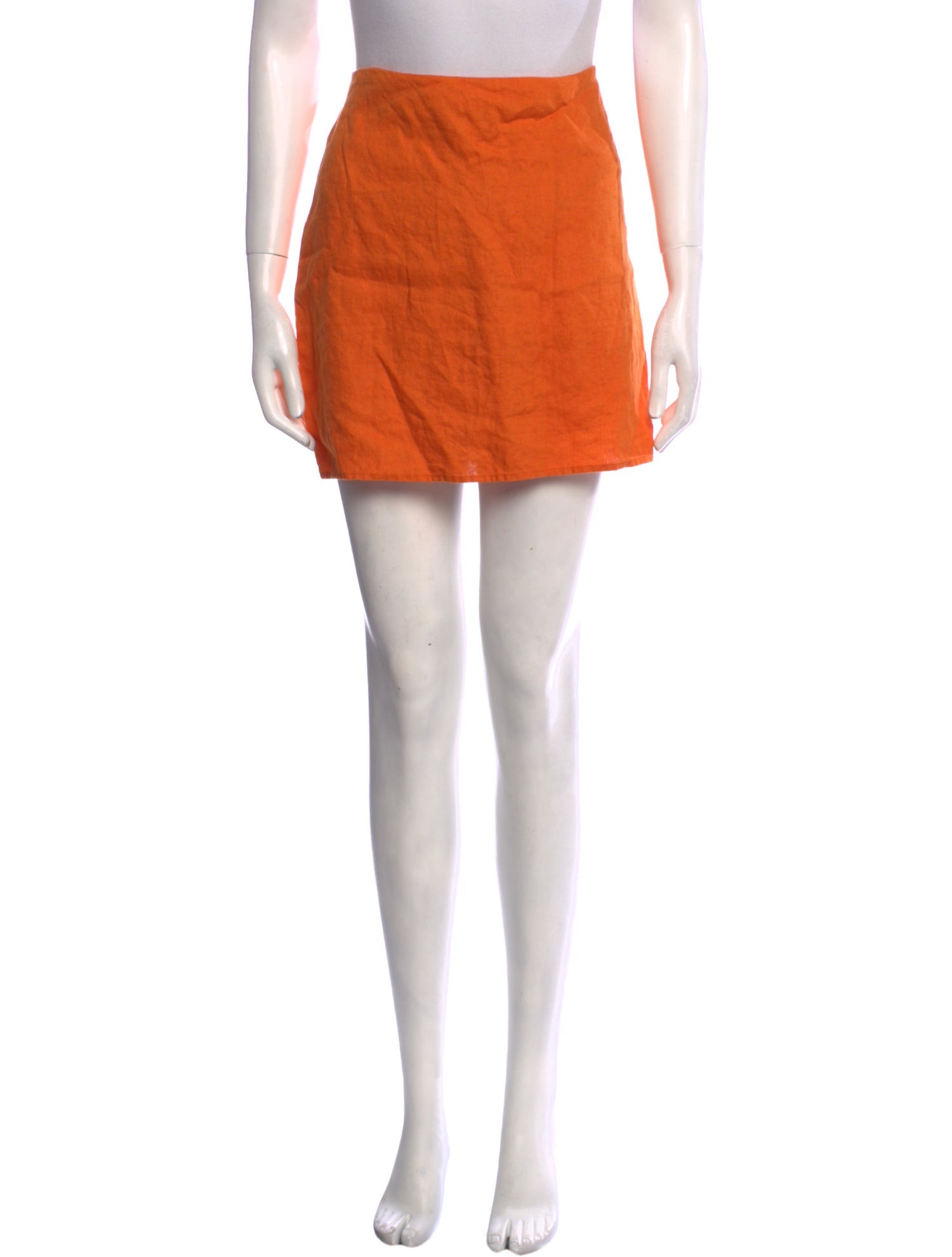 Reformation Linen Mini Skirt