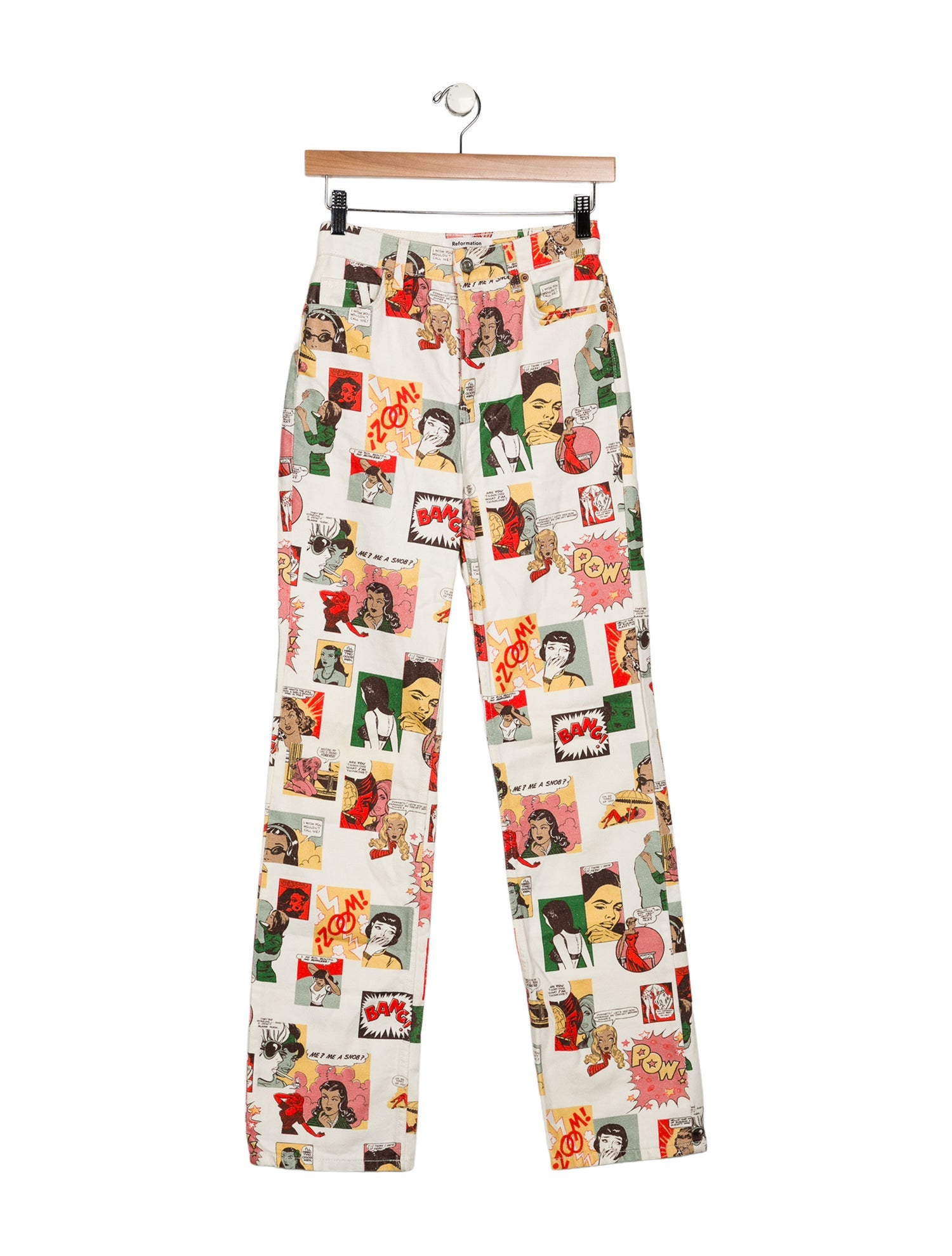 Reformation High-Rise Straight Leg Jeans