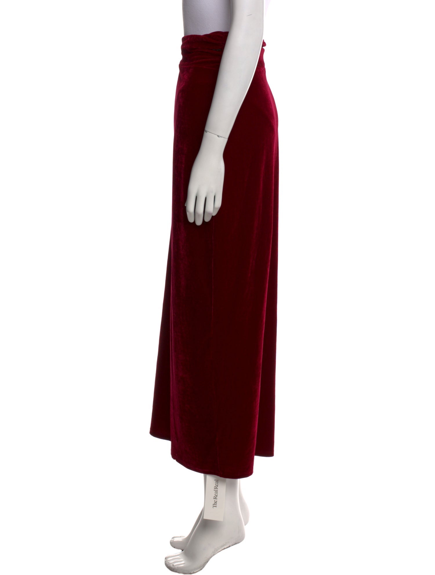 Reformation Pleated Accents Midi Length Skirt