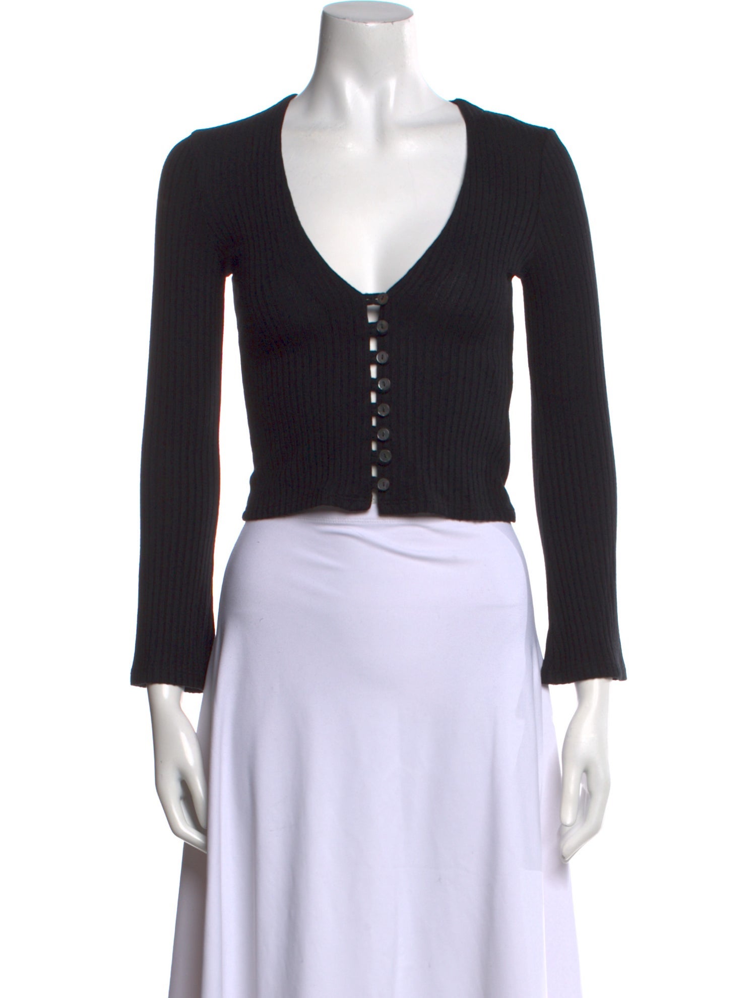 Reformation V-Neck Three-Quarter Sleeve Top w/ Tags