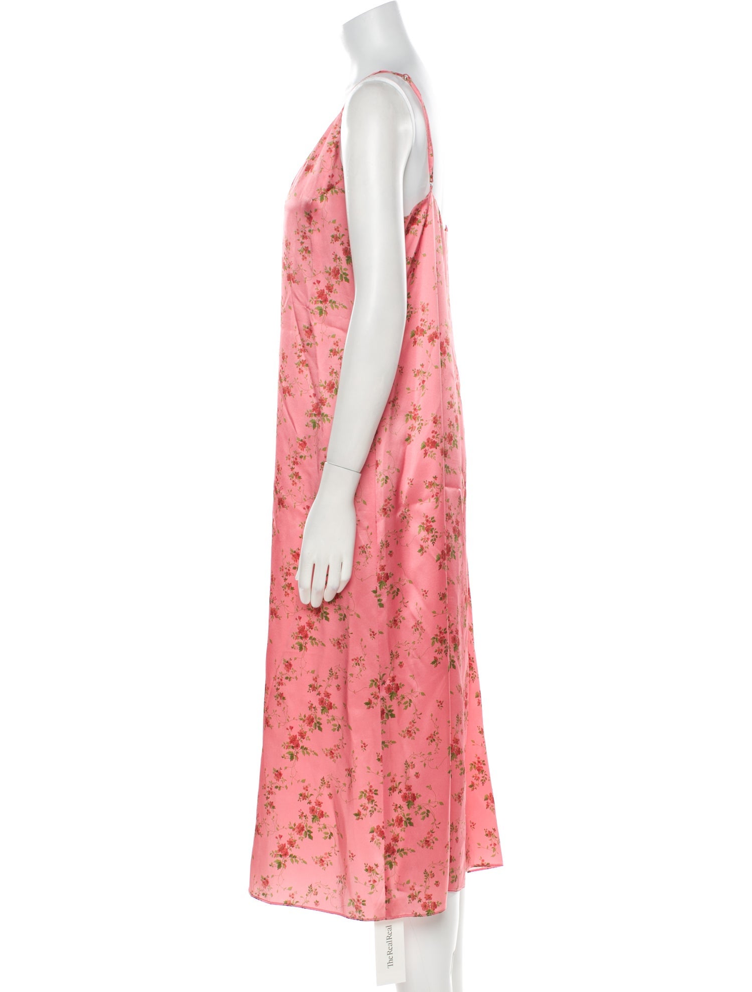 Reformation Floral Print Midi Length Dress