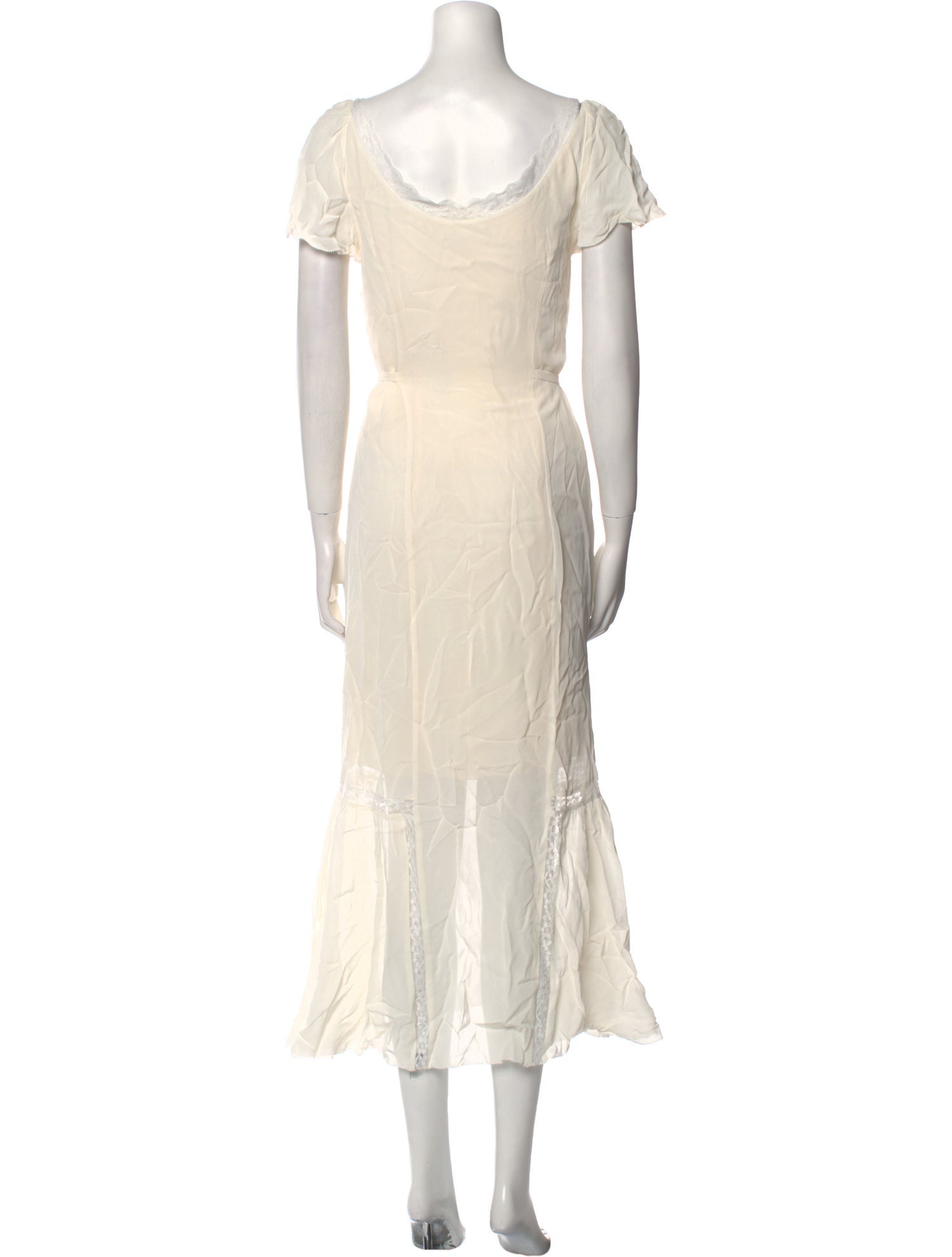 Reformation Bateau Neckline Long Dress