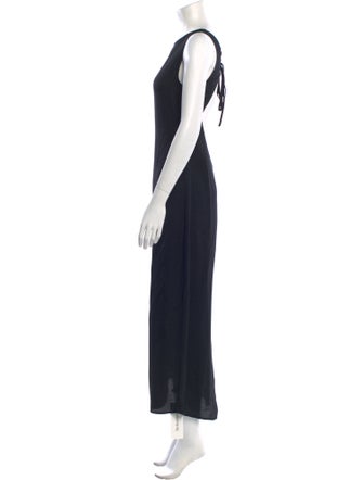 Reformation Bateau Neckline Long Dress