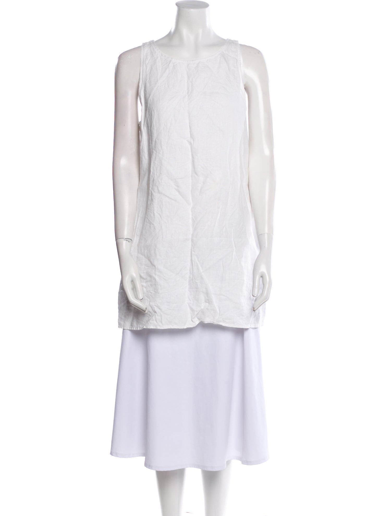 Reformation Linen Scoop Neck Tunic