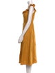 Reformation Linen Midi Length Dress