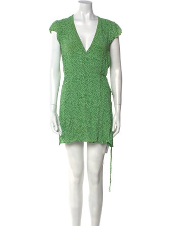 Reformation Printed Mini Dress