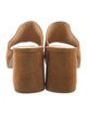 Reformation Suede Slides