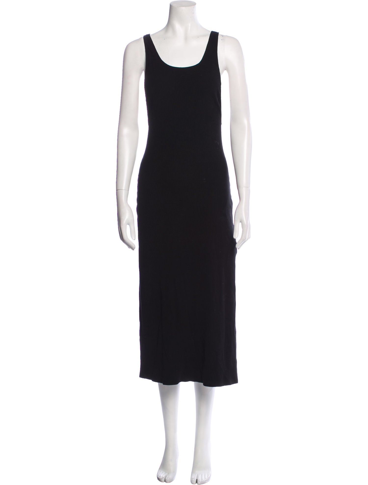 Reformation Scoop Neck Midi Length Dress