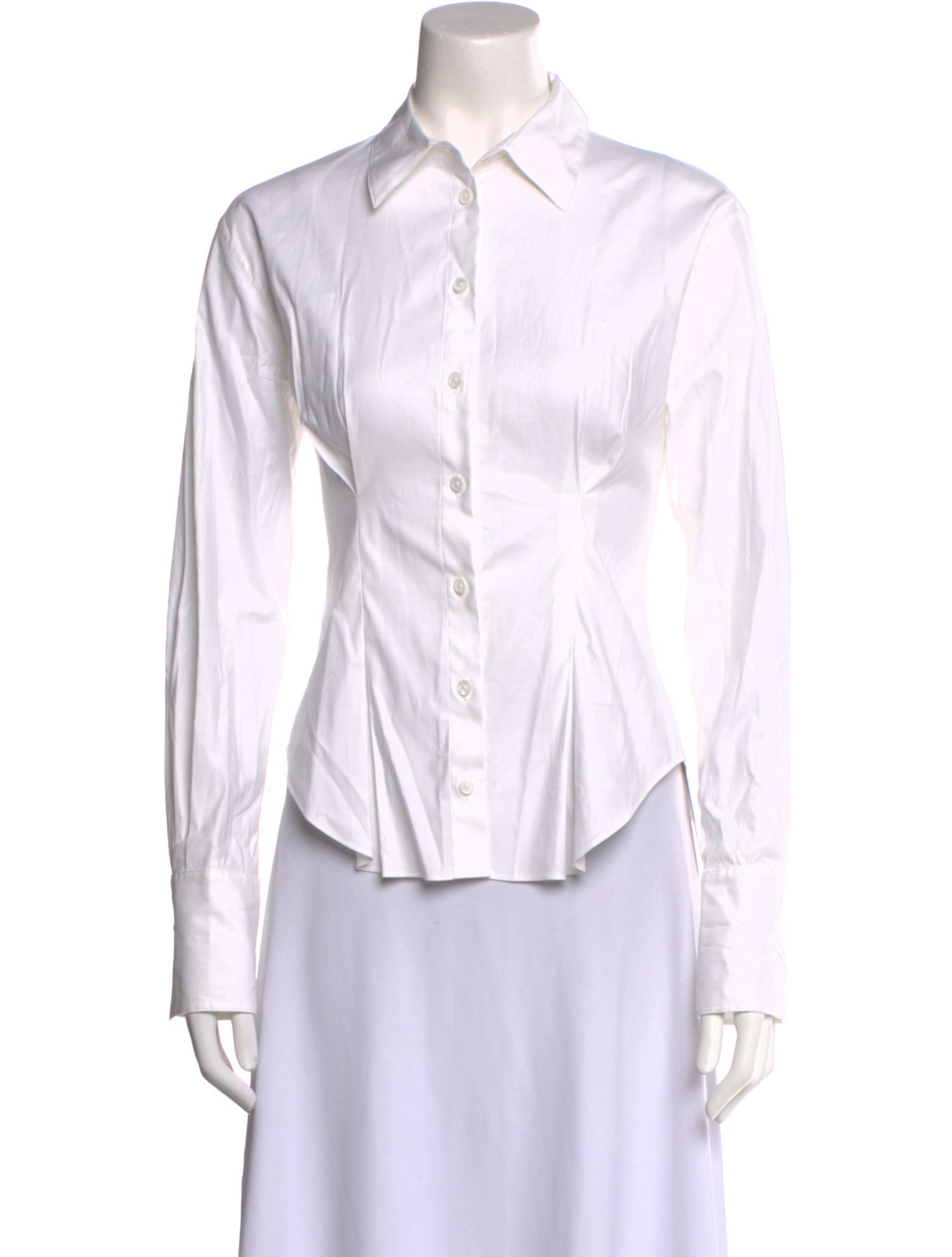 Reformation Long Sleeve Button-Up Top