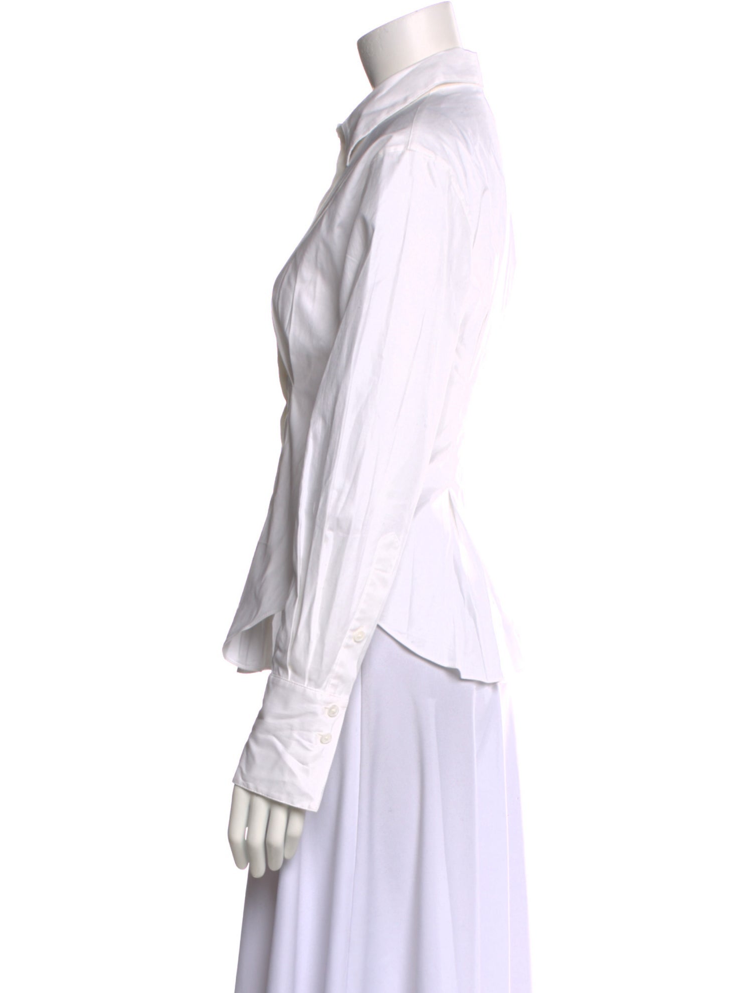 Reformation Long Sleeve Button-Up Top