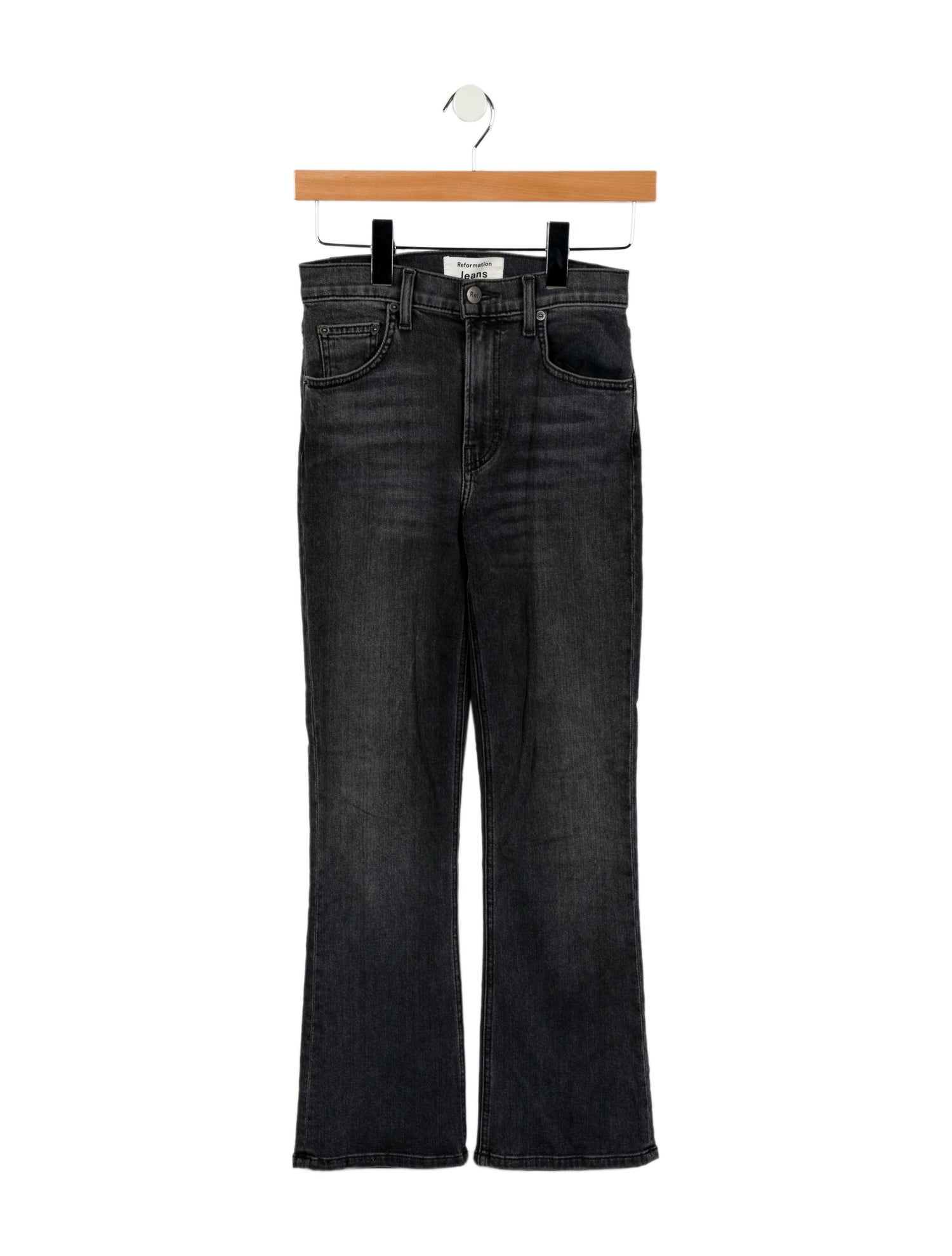 Reformation Mid-Rise Straight Leg Jeans