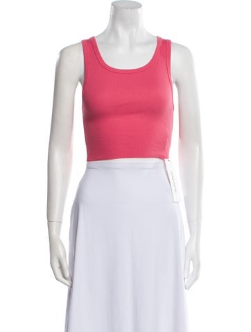 Reformation Tops Scoop Neck Sleeveless Crop Top XS