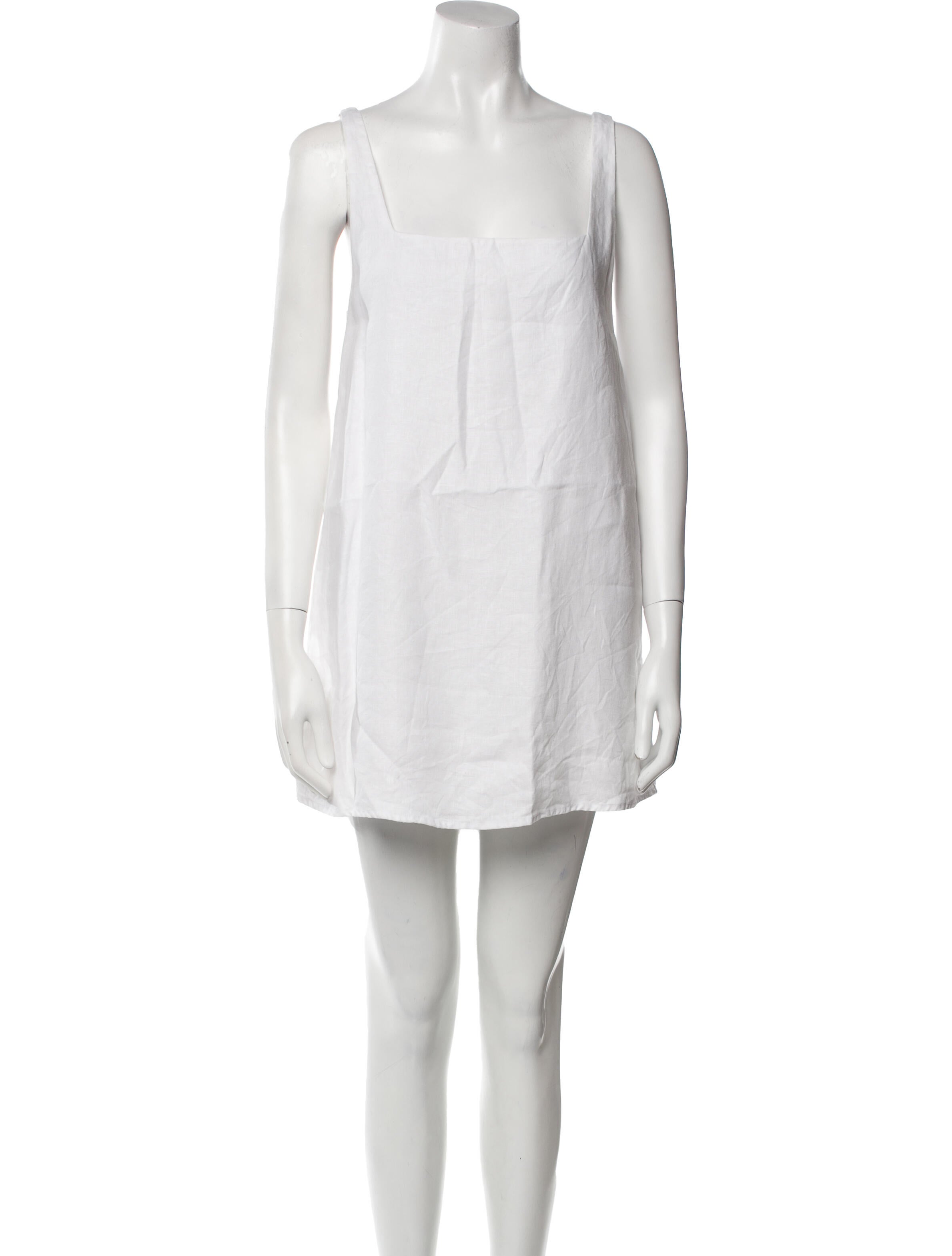 Reformation Linen Square Neckline Tunic