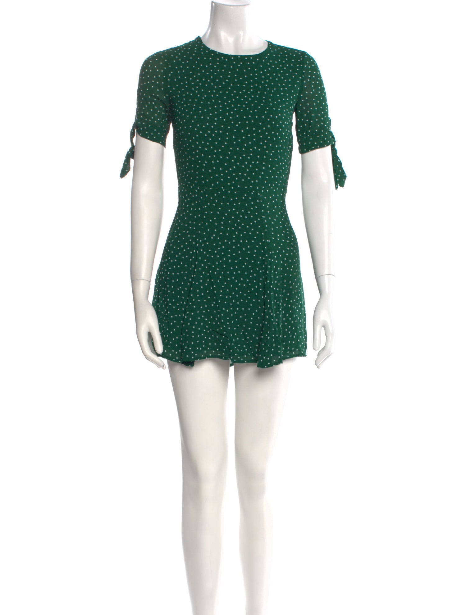 Reformation Polka Dot Print Mini Dress