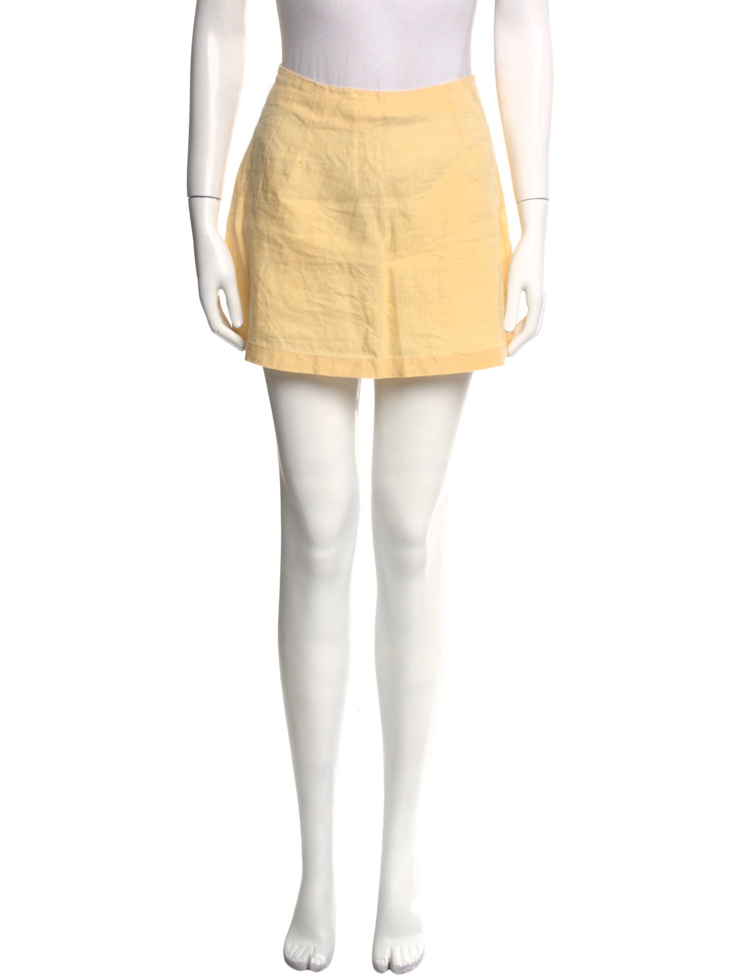 Reformation Linen Mini Skirt