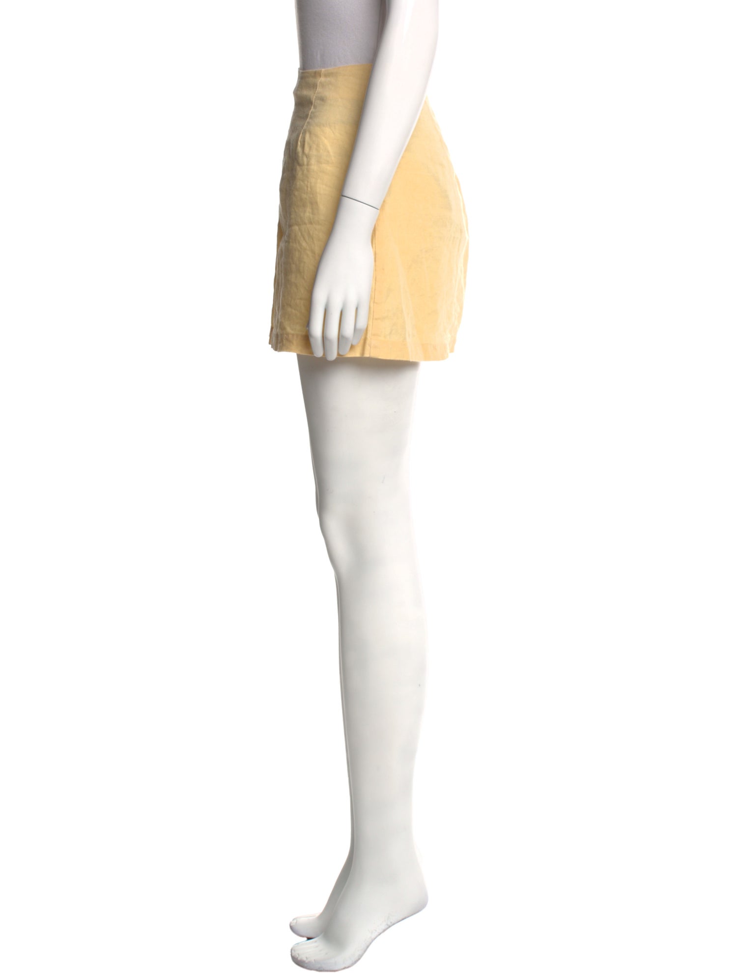 Reformation Linen Mini Skirt