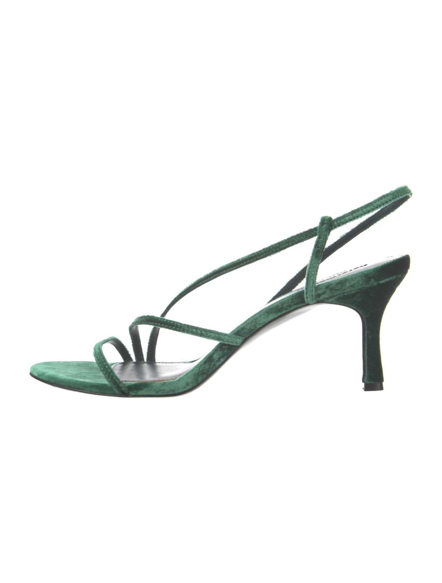 Reformation Velvet Slingback Sandals