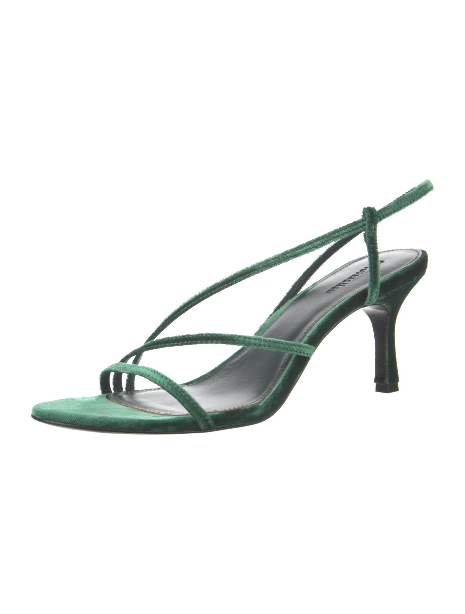 Reformation Velvet Slingback Sandals