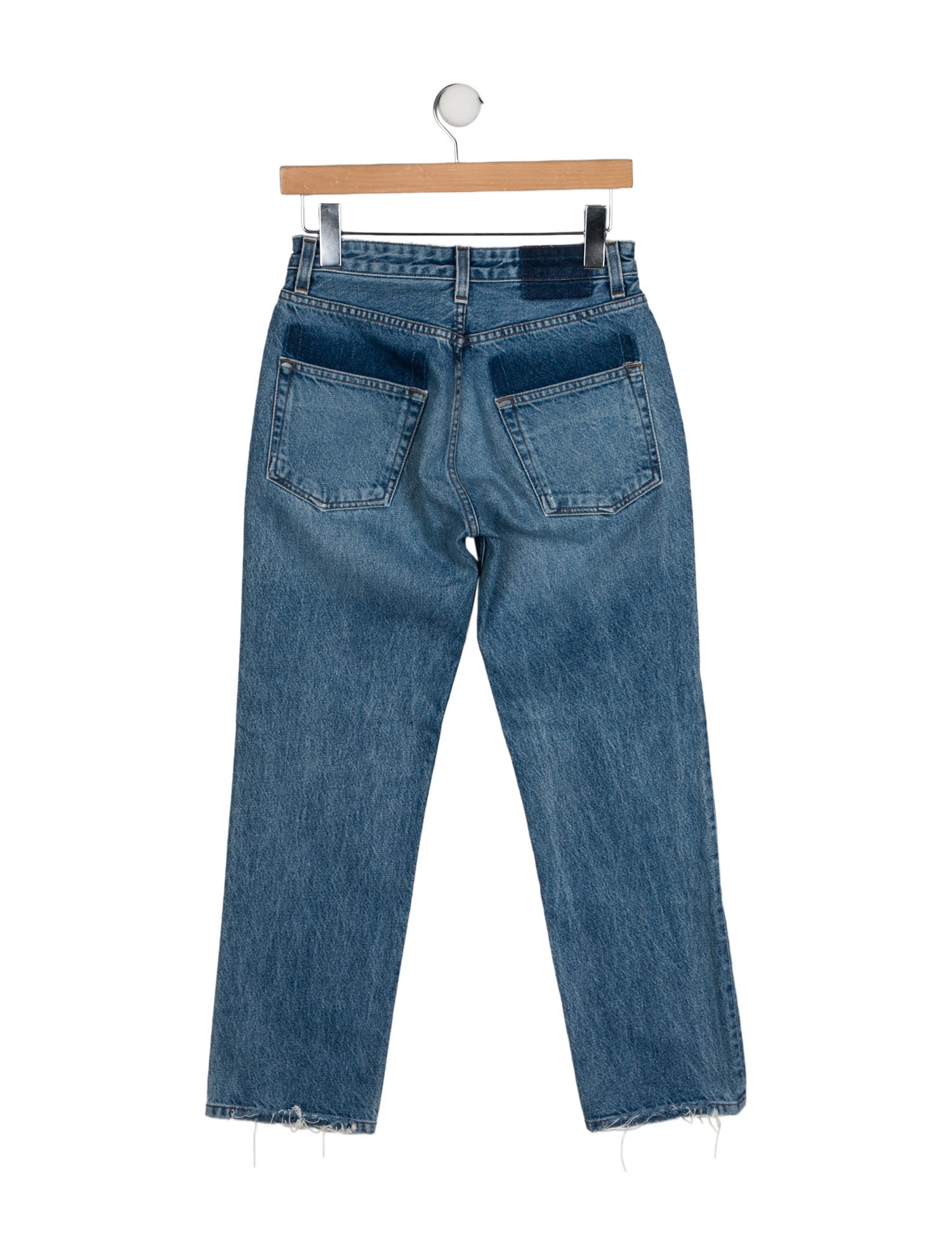 Reformation Mid-Rise Straight Leg Jeans