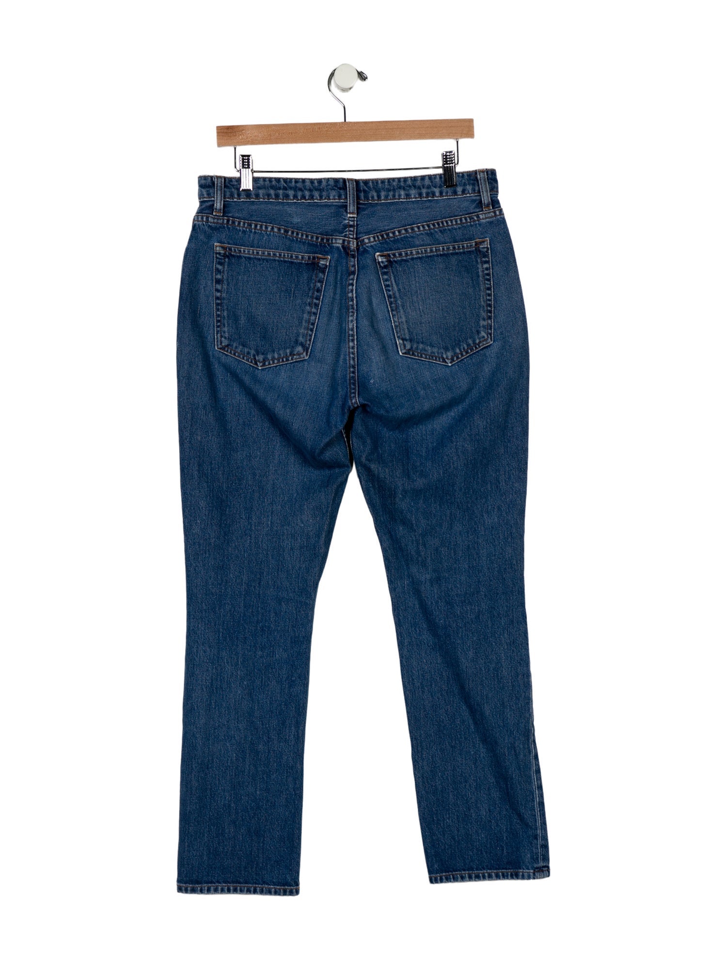Reformation Mid-Rise Straight Leg Jeans