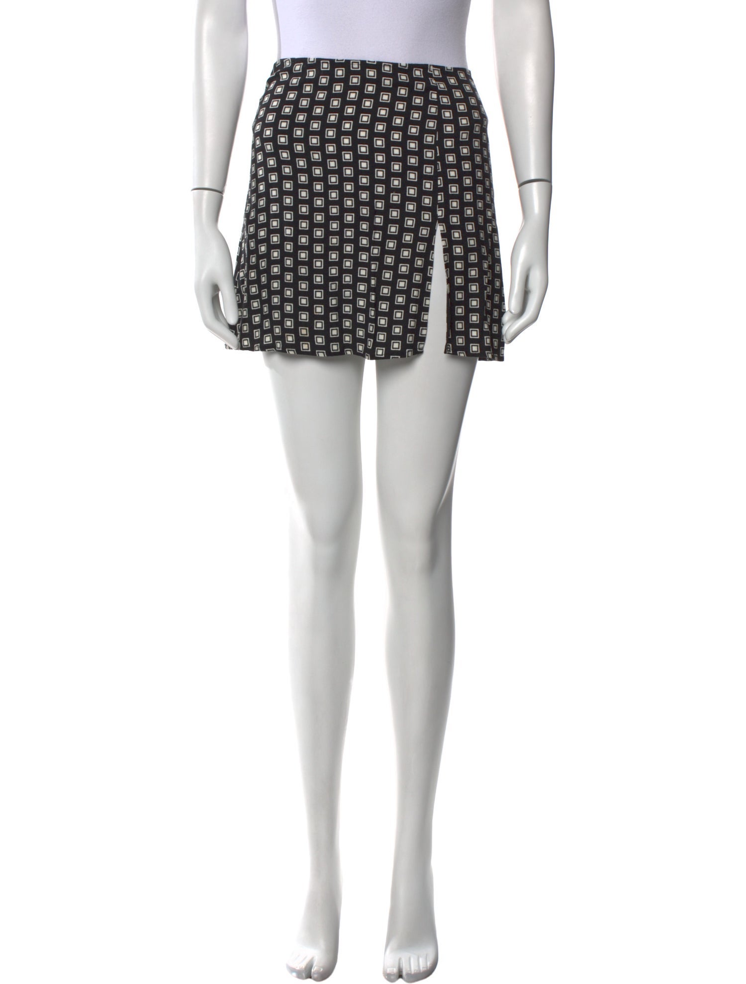 Reformation Printed Mini Skirt