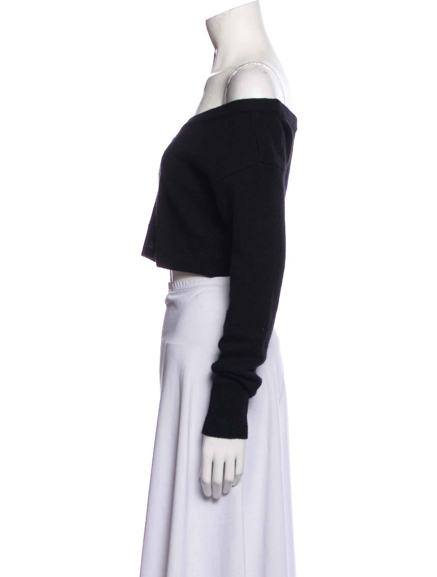 Reformation Cashmere Off-The-Shoulder Sweater