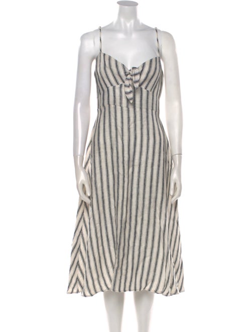 Reformation Linen Midi Length Dress