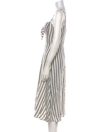 Reformation Linen Midi Length Dress