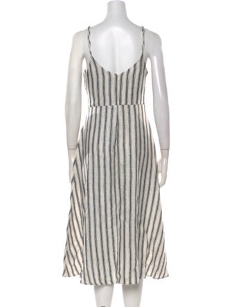 Reformation Linen Midi Length Dress