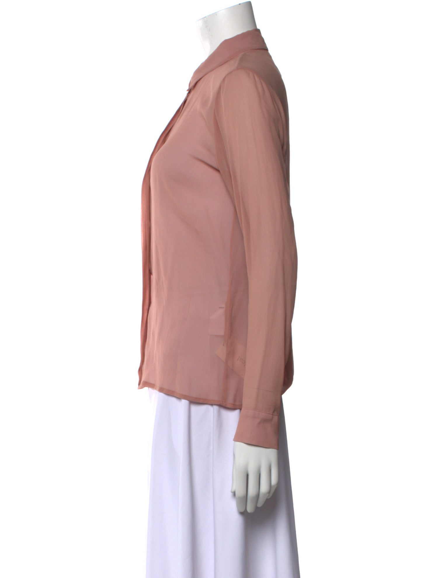 Reformation Long Sleeve Button-Up Top