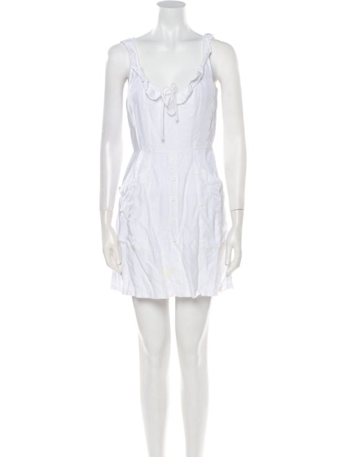 Reformation Square Neckline Mini Dress