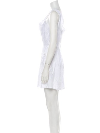 Reformation Square Neckline Mini Dress