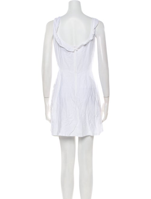 Reformation Square Neckline Mini Dress