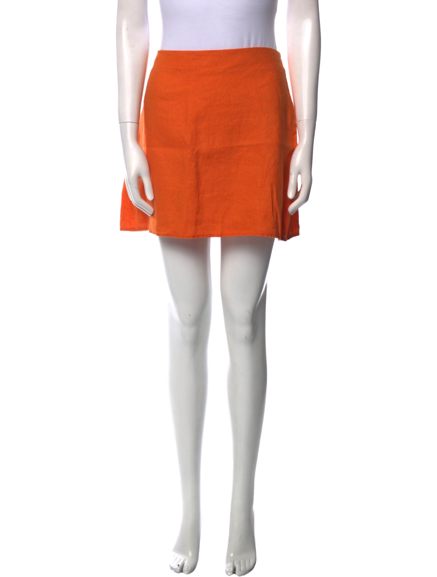 Reformation Linen Mini Skirt