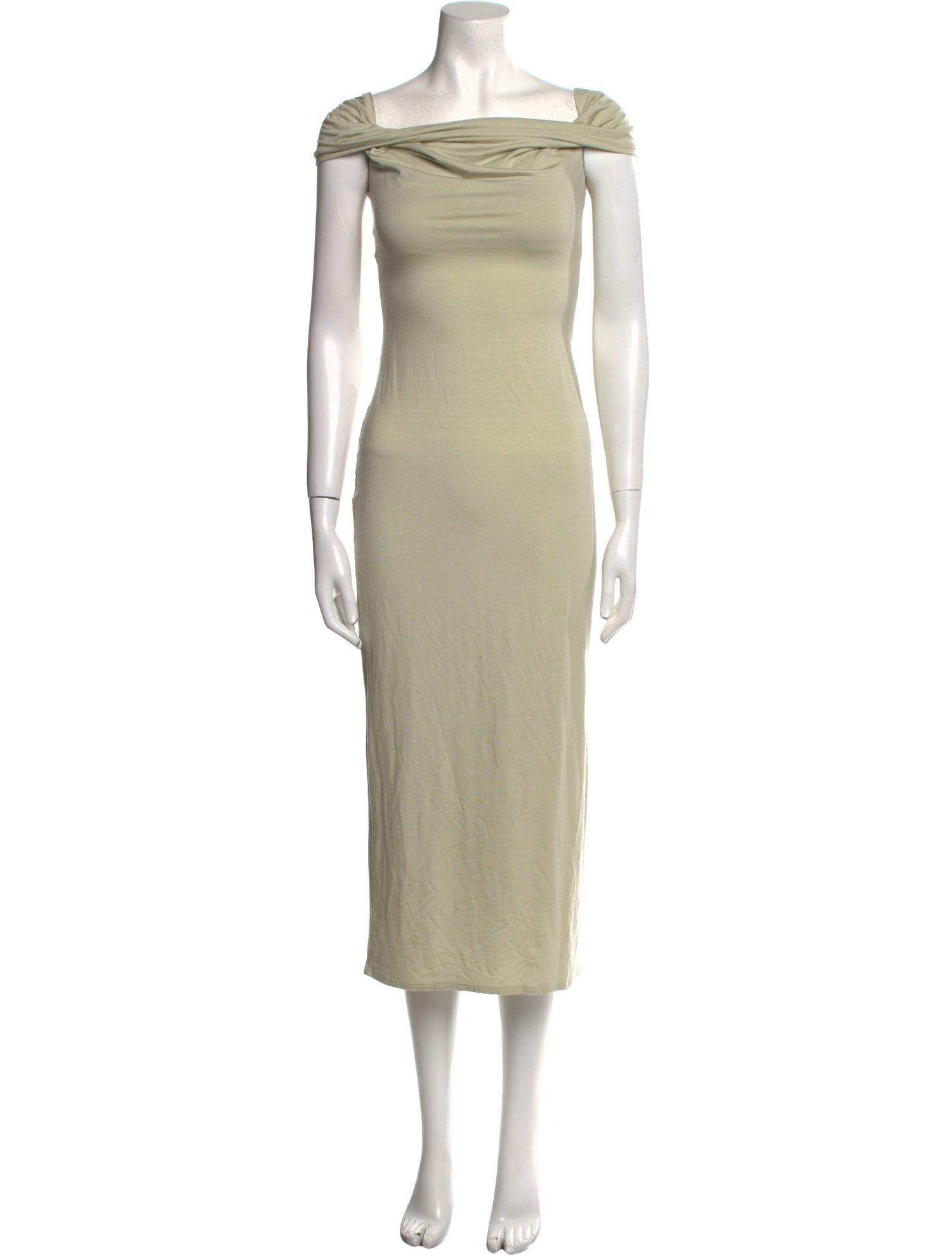 Reformation Cowl Neck Midi Length Dress