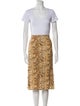 Reformation Animal Print Skirt Set