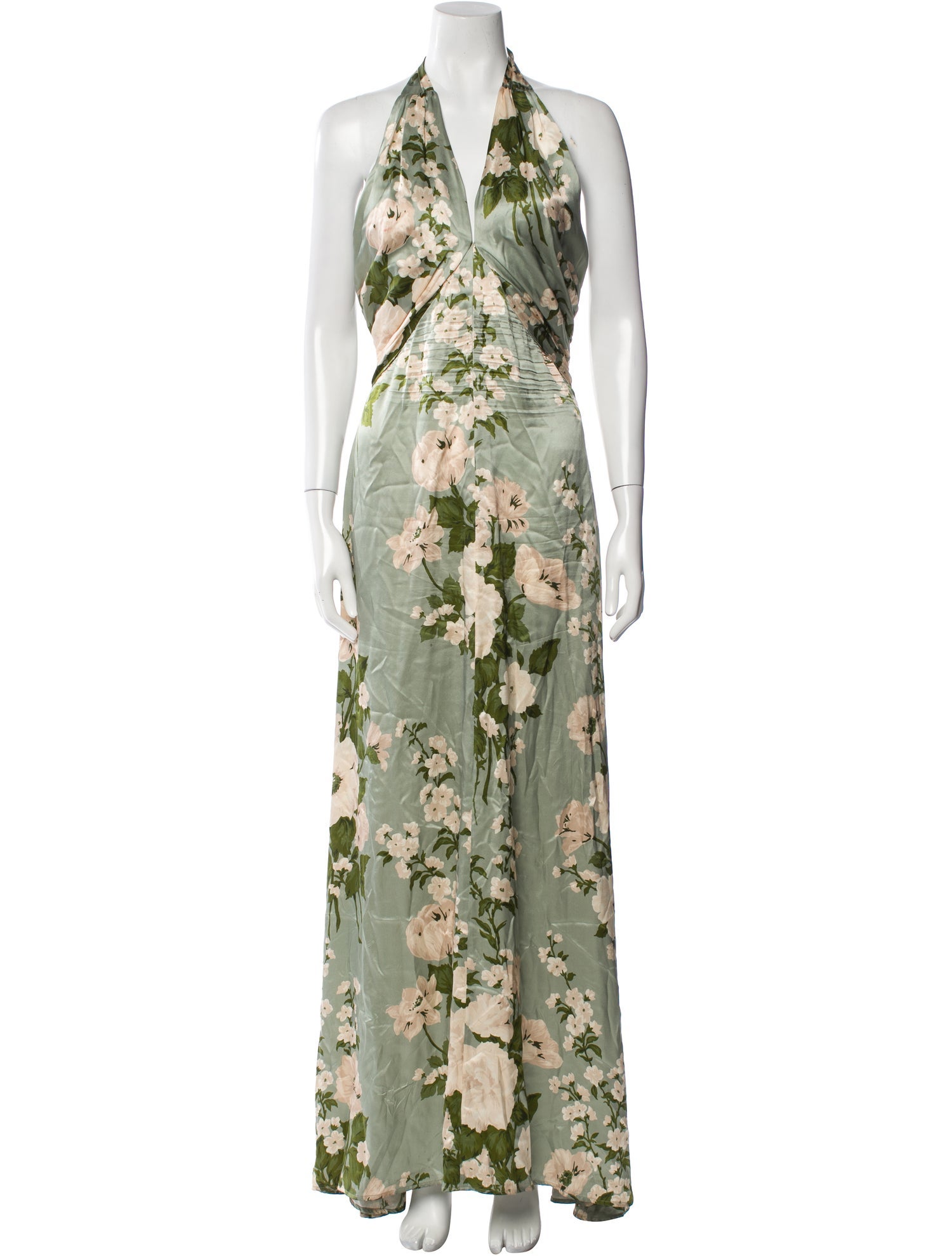 Reformation Silk Long Dress