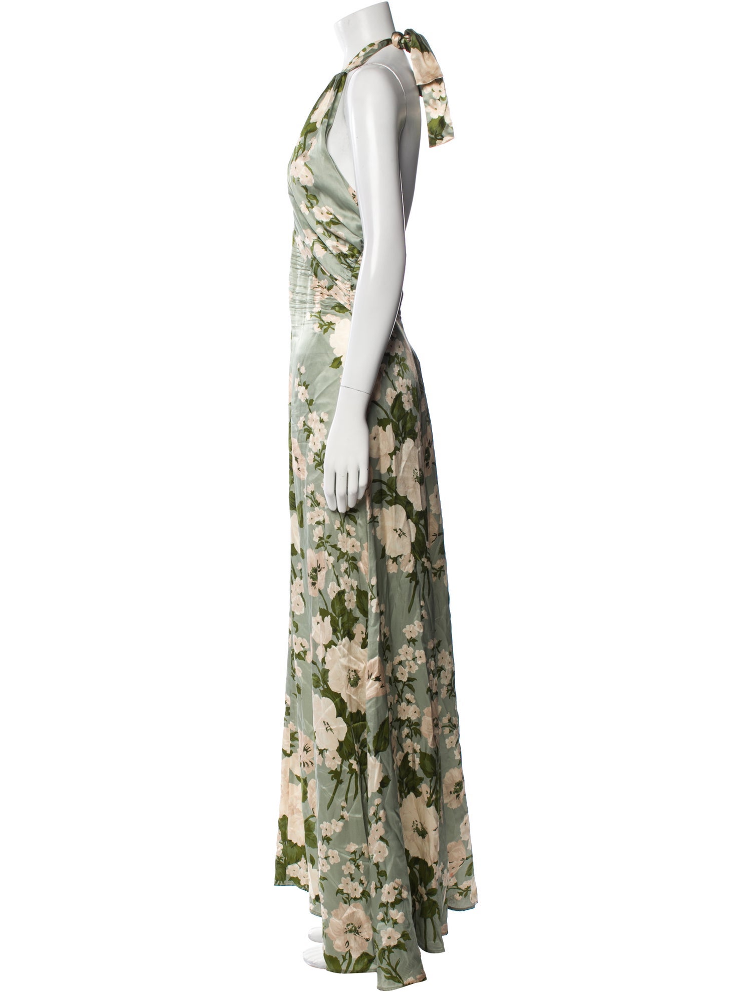 Reformation Silk Long Dress
